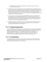 Form BOEM-0329 Permit for Geological Exploration for Mineral Resources or Scientific Research on the Outer Continental Shelf, Page 10
