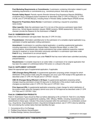 Instructions for Form FDA356H Application to Market a New or Abbreviated New Drug or Biologic for Human Use, Page 3