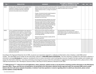 Form CMS-437B Rehabilitation Hospital Criteria Work Sheet, Page 6