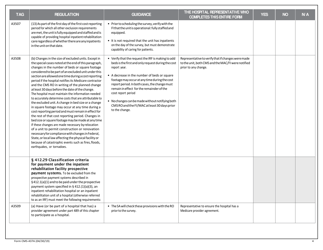 Form CMS-437A Rehabilitation Unit Criteria Work Sheet, Page 4
