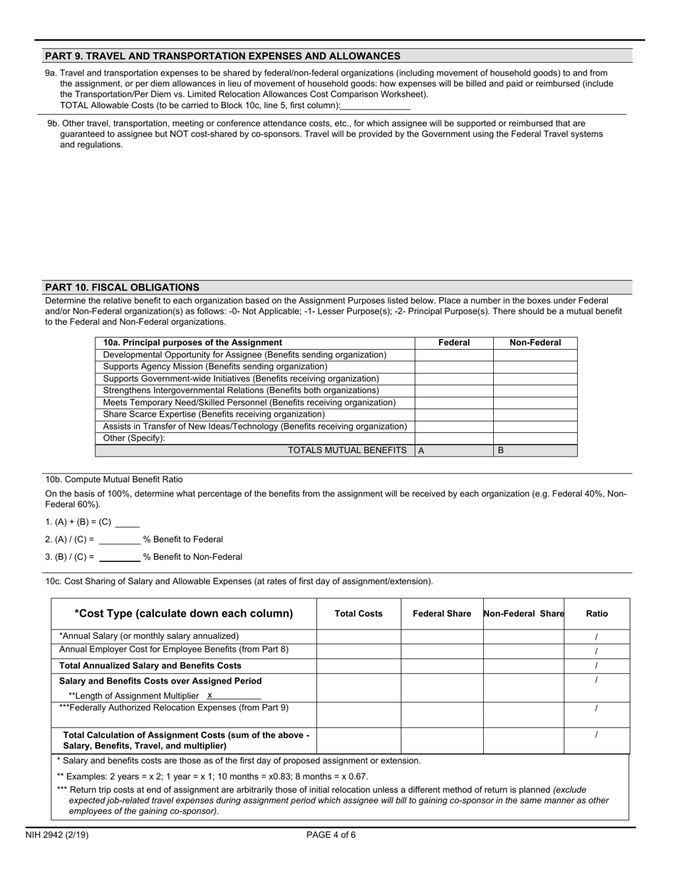 Form NIH2942 Ipa Assignment Agreement, Page 4