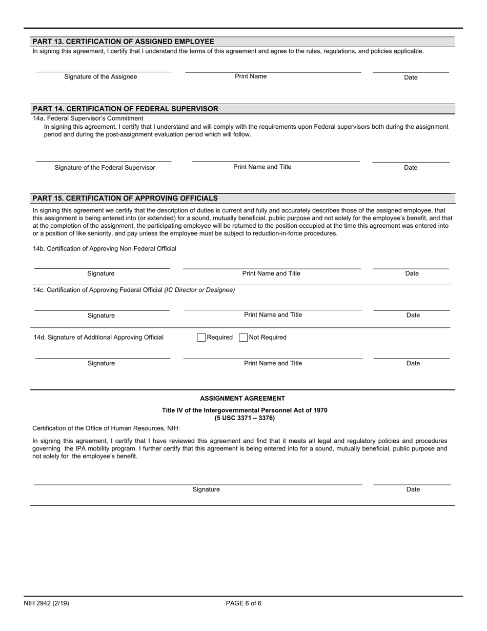 Form NIH2942 Ipa Assignment Agreement, Page 6
