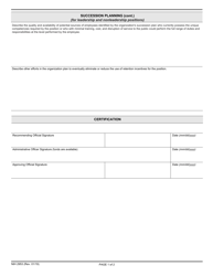 Form NIH2953 Retention Incentive Requests, Page 2