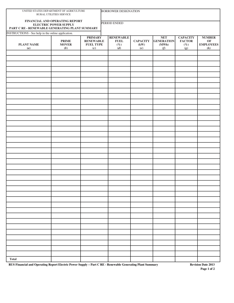 Financial and Operating Report Electric Power Supply, Page 10