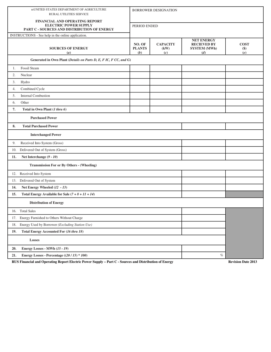 Financial and Operating Report Electric Power Supply, Page 12