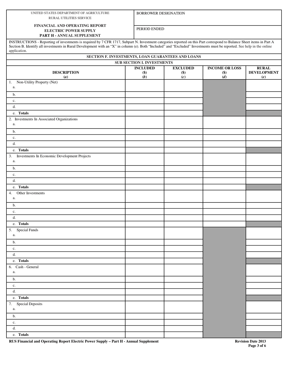 Financial and Operating Report Electric Power Supply, Page 20