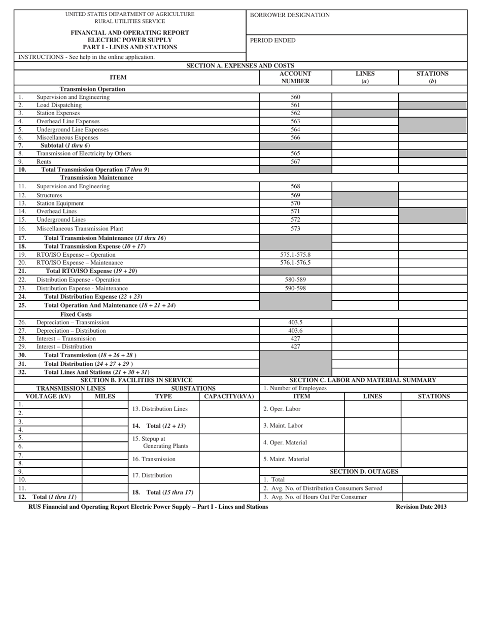Financial and Operating Report Electric Power Supply, Page 25