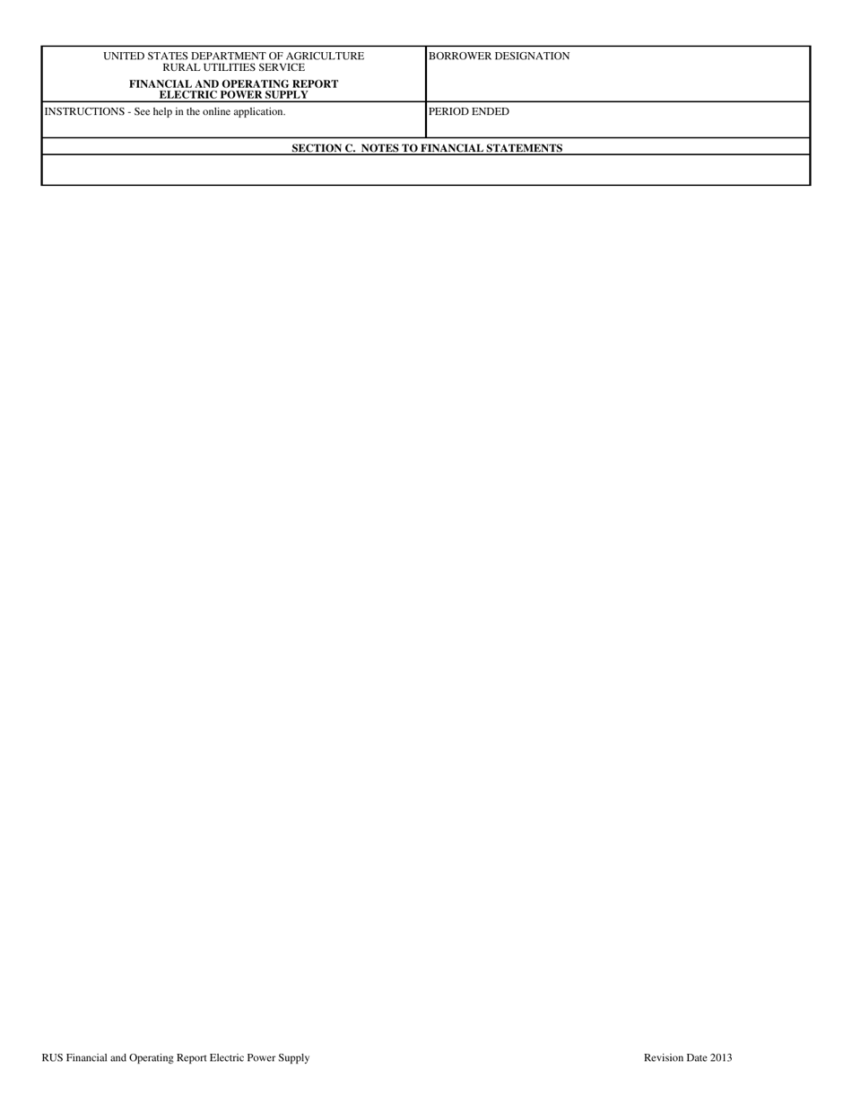 Financial and Operating Report Electric Power Supply, Page 4