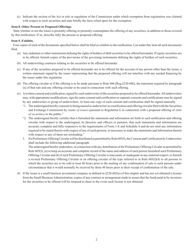SEC Form 1807 (1-E) Notification Under Regulation E, Page 2
