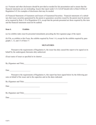 SEC Form 2914 (1-SA) Semiannual Report or Special Financial Report Pursuant to Regulation a, Page 4