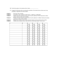SEC Form 2897 Form Custody for Broker-Dealers, Page 9