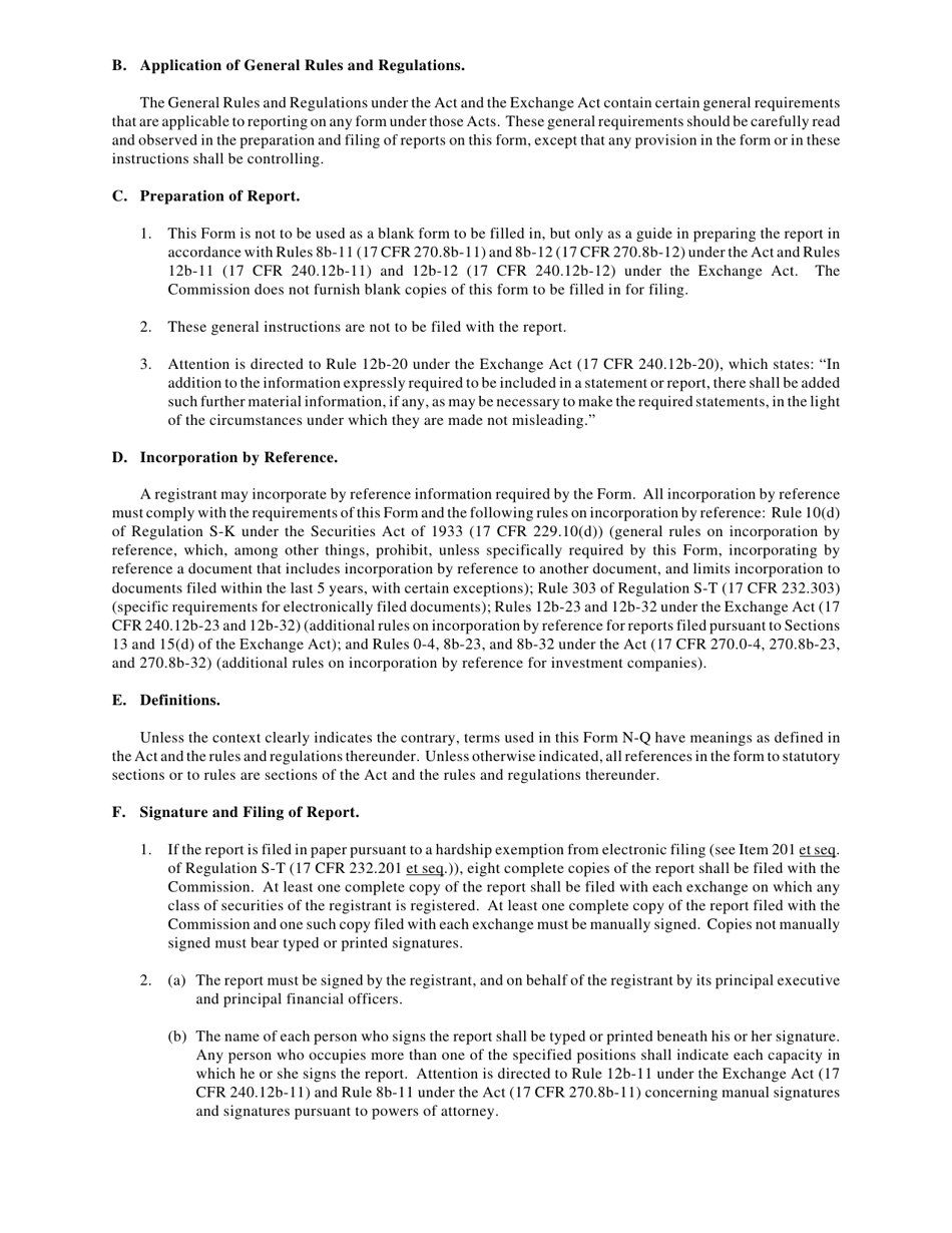 SEC Form 2455 (N-Q) Quarterly Schedule of Portfolio Holdings of Registered Management Investment Company, Page 2