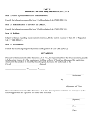 SEC Form 2908 (SF-1) Registration Statement Under the Securities Act of 1933, Page 6