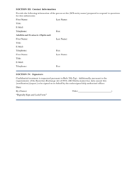 SEC Form 2919 (SCI) Systems Compliance and Integrity, Page 3