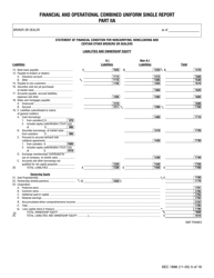 SEC Form 1696 (X-17A-5) Focus Report Part Iia, Page 4