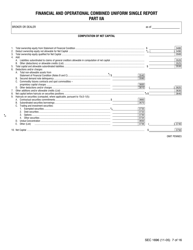 SEC Form 1696 (X-17A-5) Focus Report Part Iia, Page 5