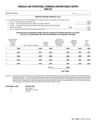 SEC Form 1696 (X-17A-5) Focus Report Part Iia, Page 9