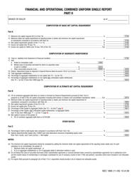 SEC Form 1695 (X-17A-5) Financial and Operational Combined Uniform Single (Focus) Report Part Ii, Page 8