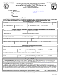 Document preview: FWS Form 3-200-7 Federal Fish and Wildlife Permit Application Form - Migratory Bird and Eagle Scientific Collecting