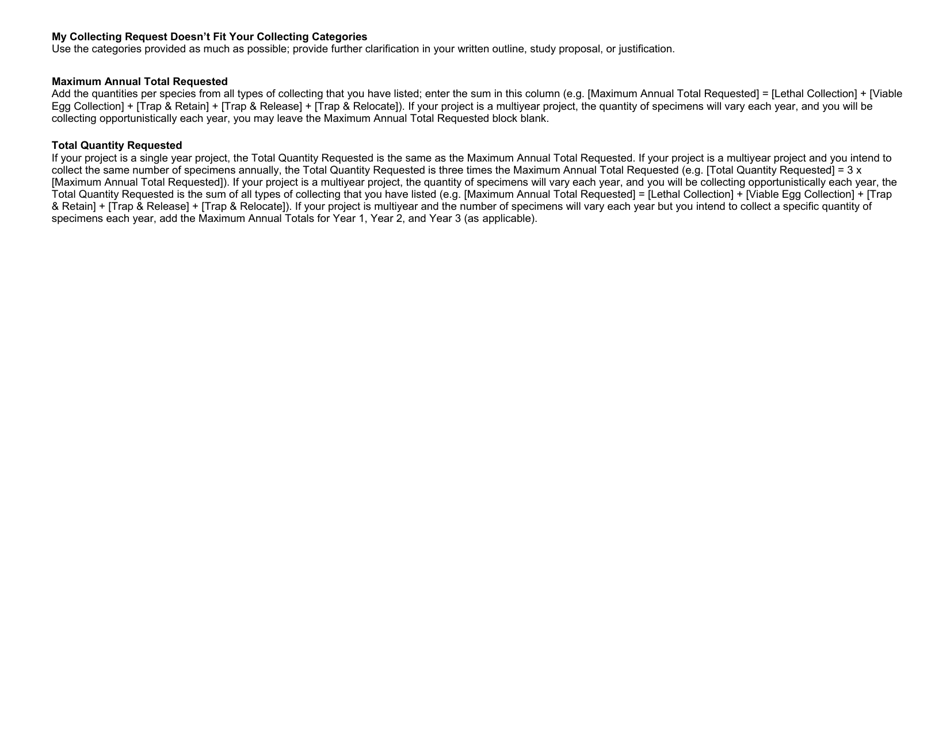 FWS Form 3-200-7 Federal Fish and Wildlife Permit Application Form - Migratory Bird and Eagle Scientific Collecting, Page 13