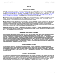 FWS Form 3-200-15A Permit Application/Order Form - Eagle Parts for Native American Religious Purposes, Page 4