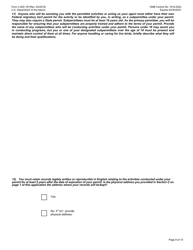 FWS Form 3-200-10F Federal Fish and Wildlife Permit Application Form - Special Purpose - Miscellaneous, Page 8