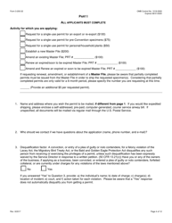 FWS Form 3-200-32 Federal Fish and Wildlife Permit Application Form - Export/Re-export of Plants and Plant Products Under the Convention on International Trade in Endangered Species (Cites), Page 4