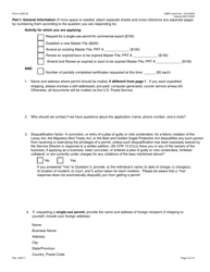 FWS Form 3-200-33 Federal Fish and Wildlife Permit Application Form - Export of Artificially Propagated Live Plants (Single and Multiple Commercial Shipments), Page 3