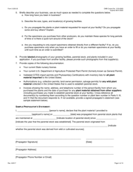 FWS Form 3-200-33 Federal Fish and Wildlife Permit Application Form - Export of Artificially Propagated Live Plants (Single and Multiple Commercial Shipments), Page 4