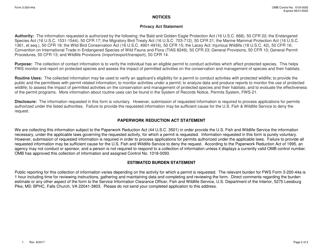 FWS Form 3-200-44A Registered Agent/Tannery BI-Annual Inventory Report, Page 2