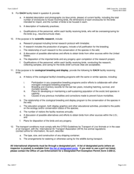 FWS Form 3-200-47 Federal Fish and Wildlife Permit Application Form - Import of Birds for Scientific Research or Zoological Breeding and Display Under the Wild Bird Conservation Act (Wbca), Page 4