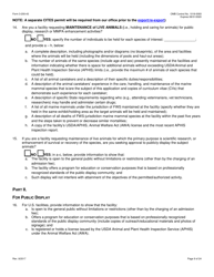 FWS Form 3-200-43 Federal Fish and Wildlife Permit Application Form - Take/Import/Export of Marine Mammals for Public Display, Scientific Research, Enhancement, or Rescue/Rehabilitation/Release Activities or Renewal/Amendment of Existing Permit (Mmpa and/or Esa), Page 9