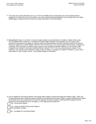 FWS Form 3-200-72 Federal Fish and Wildlife Permit Application Form - Eagle Nest Take, Page 7