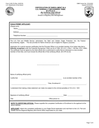 FWS Form 3-200-78 Federal Fish and Wildlife Permit Application Form - Native American Tribal Eagle Aviary, Page 7