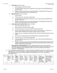 FWS Form 3-200-86 Federal Fish and Wildlife Permit Application Form - Photography of Marine Mammals for Educational or Commercial Purposes (Mmpa), Page 6