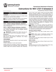 Form REV-1737-4 Schedule E Miscellaneous Personal Property - Pennsylvania, Page 3