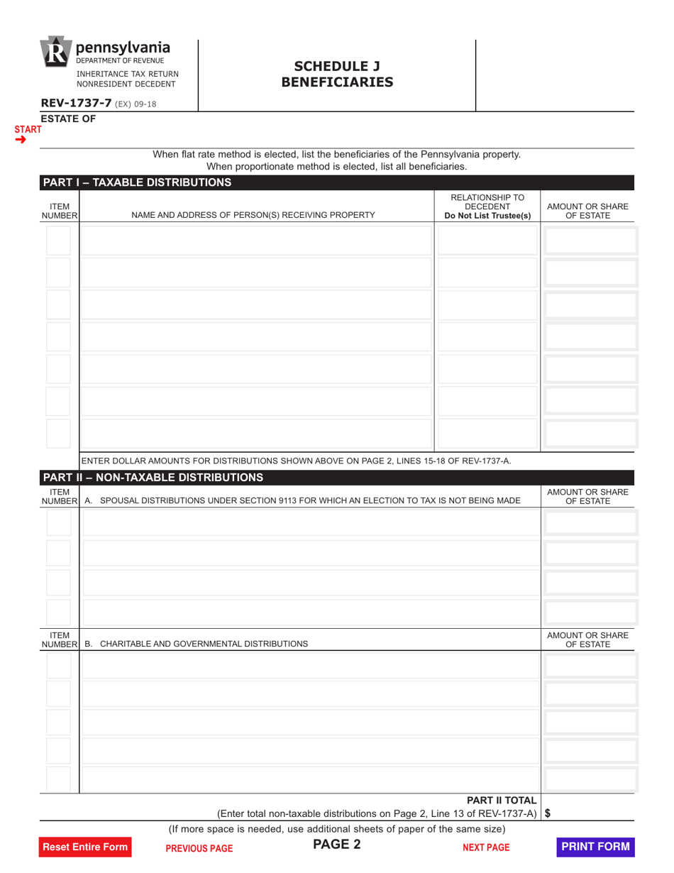 Form REV17377 Schedule I Download Fillable PDF or Fill Online Debts of Decedent, Mortgage
