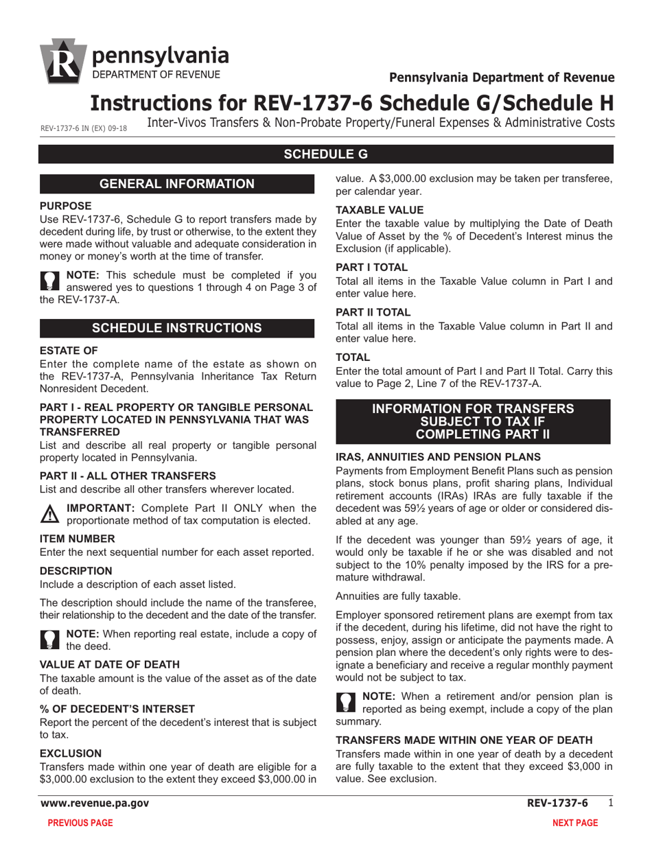 Form REV17376 Schedule G Download Fillable PDF or Fill Online Inter