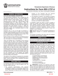 Form REV-1737-A Inheritance Tax Return - Nonresident Decedent - Pennsylvania, Page 5