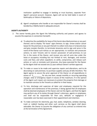 Sample Property Management Agreement Form - Louisiana, Page 2