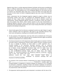 Sample Property Management Agreement Form - Louisiana, Page 4