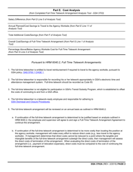 GSA Form 3703A Full-Time Telework Arrangement Agreement, Page 2