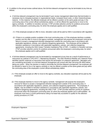 GSA Form 3703A Full-Time Telework Arrangement Agreement, Page 3