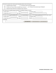 Form SF-429 Attachment B Real Property Status Report - Request to Acquire, Improve, or Furnish, Page 2