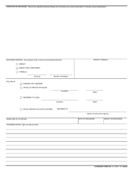 Form SF-535 Clinical Record - Newborn, Page 2