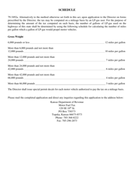 Form MF-48 Application to Report and Pay Lp-Gas Tax on Mileage Basis and for Annual Mileage Permit and Decal - Kansas, Page 2