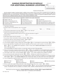 Form CR-1216 Kansas Business Tax Application Packet - Kansas, Page 11