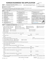 Form CR-1216 Kansas Business Tax Application Packet - Kansas, Page 7