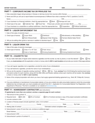 Form CR-1216 Kansas Business Tax Application Packet - Kansas, Page 9