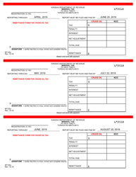 Form MT-05A Mineral Tax Return - Crude Oil - Kansas, Page 3